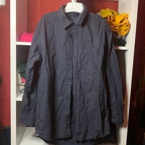Gap Kids XXL navy blue great quality button down